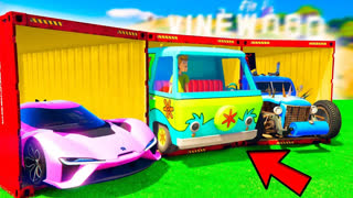 GTA 5 - РАНДОМ ВЫБРАЛ МНЕ КОНТЕЙНЕР С ФУРГОНОМ СКУБИ-ДУ! - БИТВА ЗА КОНТЕЙНЕРЫ В GTA 5 ONLINE
