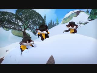 Лео и Тиг - Зима - Новый сборник - Мультики для детей