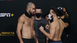 Гига Чикадзе на битве взглядов перед UFC Вегас 13