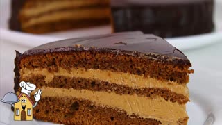 Торт "Прага" Очень вкусный домашний торт! Простой рецепт! Вкусно к чаю